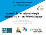 Actualités en microbiologie : diagnostic et antibiorésistance