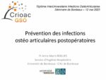 Prévention des infections ostéo articulaires postopératoires