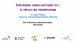 Infections ostéo-articulaires :  la vision du réanimateur