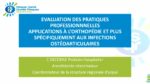 EVALUATION DES PRATIQUES PROFESSIONNNELLES APPLICATIONS À L’ORTHOPÉDIE ET PLUS SPÉCIFIQUEMENT AUX IOA