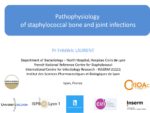 Pathophysiology of staphylococcal bone and joint infections