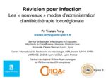 Révision pour infection Les « nouveaux » modes d’administration d’antibiothérapie locorégionale