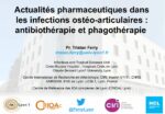 Actualités pharmaceutiques dans les infections ostéo-articulaires : antibiothérapie et phagothérapie