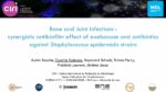 Bone and Joint Infections : synergistic antibiofilm effect of exebacase and antibiotics against Staphylococcus epidermidis strains