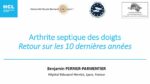 Arthrite septique des doigts : Retour sur les 10 dernières années