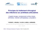 Principes du traitement chirurgical des infections sur prothèses articulaires