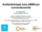 Antibiothérapie hors AMM/non conventionnelle