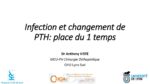 Infection et changement de PTH (place du 1 temps)