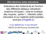 Les indications des traitements en fonction des différents tableaux (Partie 2)