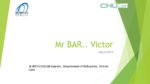 Mr BAR