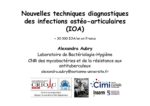 Nouvelles techniques diagnostiques des infections ostéo-articulaires