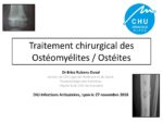 Traitement chirurgical des ostéites/ostéomyélites