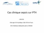 Cas clinique sepsis sur PTH