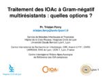 Traitement des IOAc à Gram-négatif multirésistants : quelles options ?