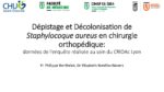 Portage nasal en chirurgie orthopédique : enquête sur les pratiques de décontaminations pré-opératoires