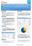 Economic study of medico-surgical strategies in patients with chronic knee or hip prosthetic joint infection