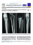 Chronic tibial pandiaphysitis with Brodie abscess due to Salmonella saprophyticus in a 29-year-old healthy man