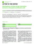 Mechanisms of drug-drug interaction between rifampicin and fusidic acid