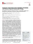 Prospective Cohort Study of the Tolerability of Prosthetic Joint Infection Empirical Antimicrobial Therapy