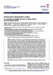 Anemia before reimplantation surgery : An overlooked modifiable risk factor of septic revision knee arthroplasty failure