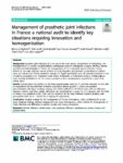 Management of prosthetic joint infections in France: a national audit to identify key situations requiring innovation and homogenization