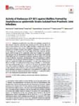 Activity of Exebacase (CF-301) against Biofilms Formed by Staphylococcus epidermidis Strains Isolated from Prosthetic Joint Infections