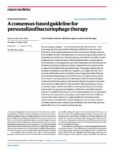 A consensus-based guideline for personalized bacteriophage therapy