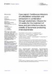 Case report: Continuous infusions of ceftazidime-avibactam and aztreonam in combination through elastomeric infusors for 12 weeks for the treatment of bone and joint infections due to metallo-β-lactamase producing Enterobacterales